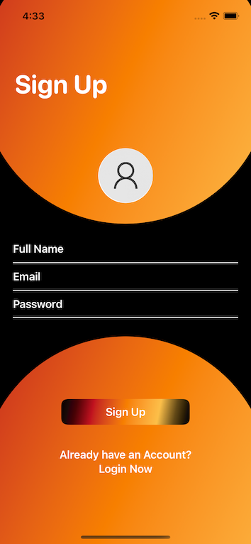 Sign Up View